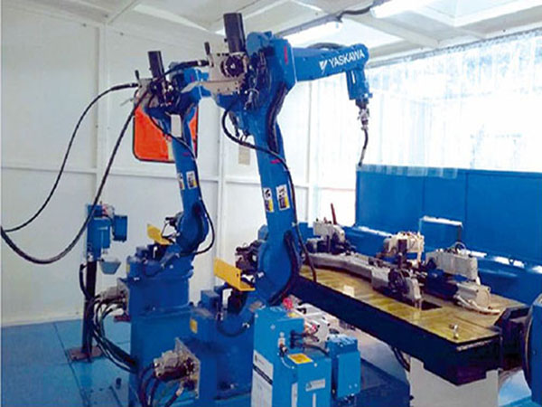 机器人自动焊接生产线在钣金行业应用